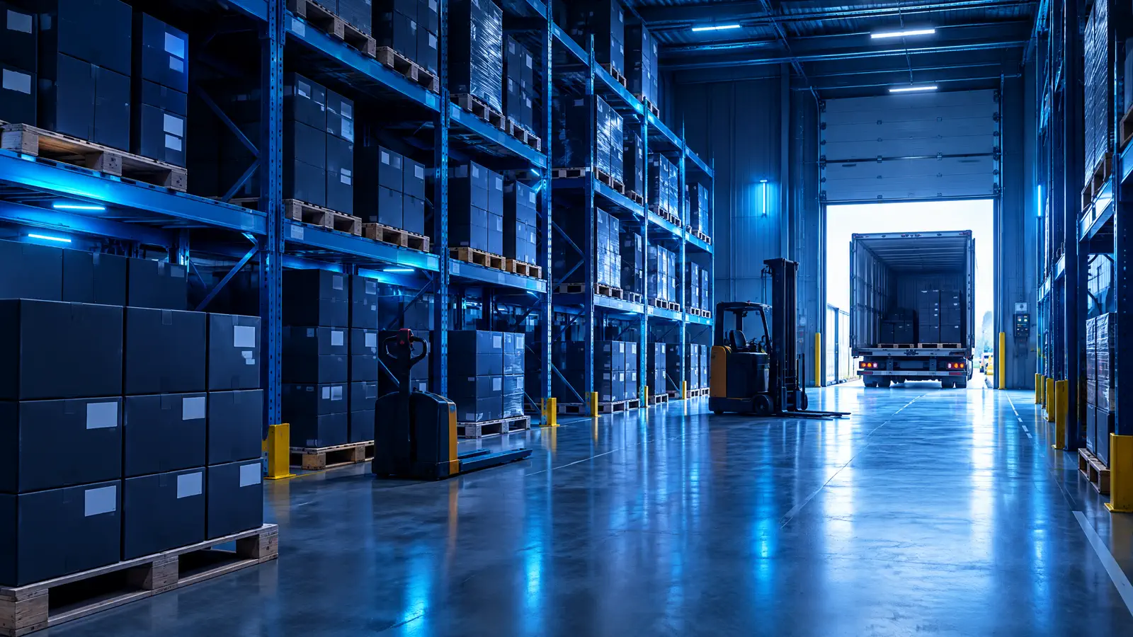 Opslag en logistiek voor elektronische hardware